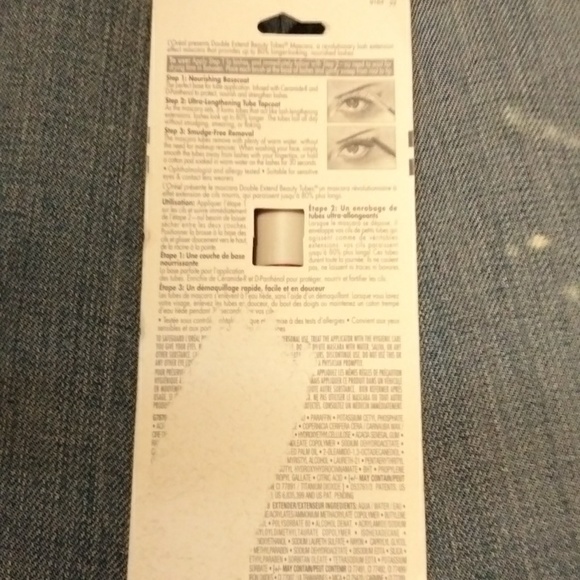 NWT L’Oréal Double Extension Tubing Mascara 575 Blackest Black - Picture 3 of 3